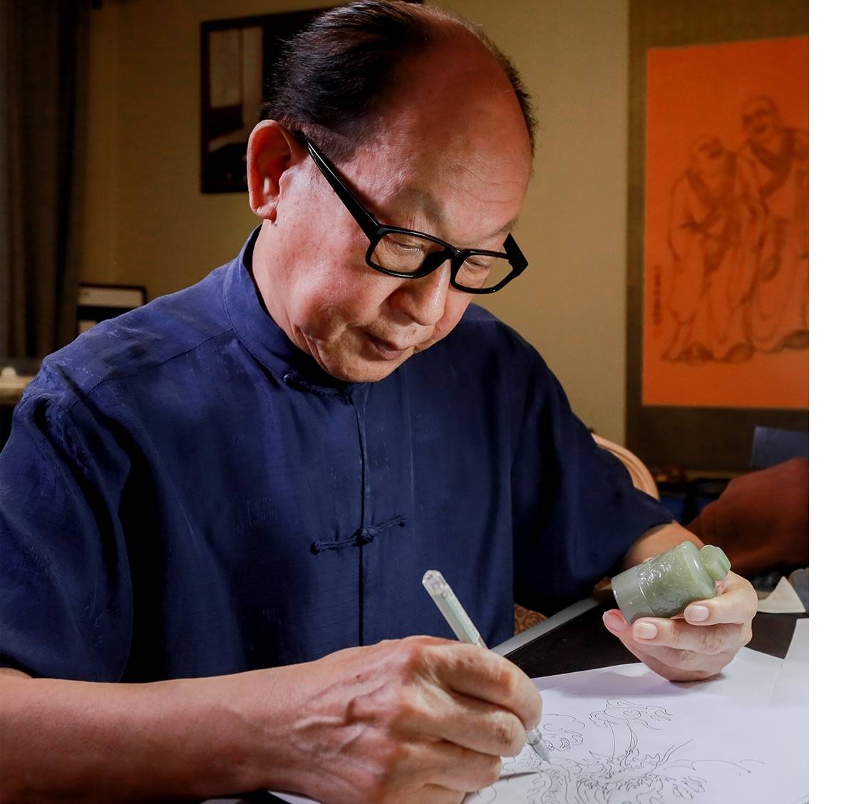 郭石林大师亚太地区手工艺大师中国工艺美术大师中国玉石雕刻大师北京