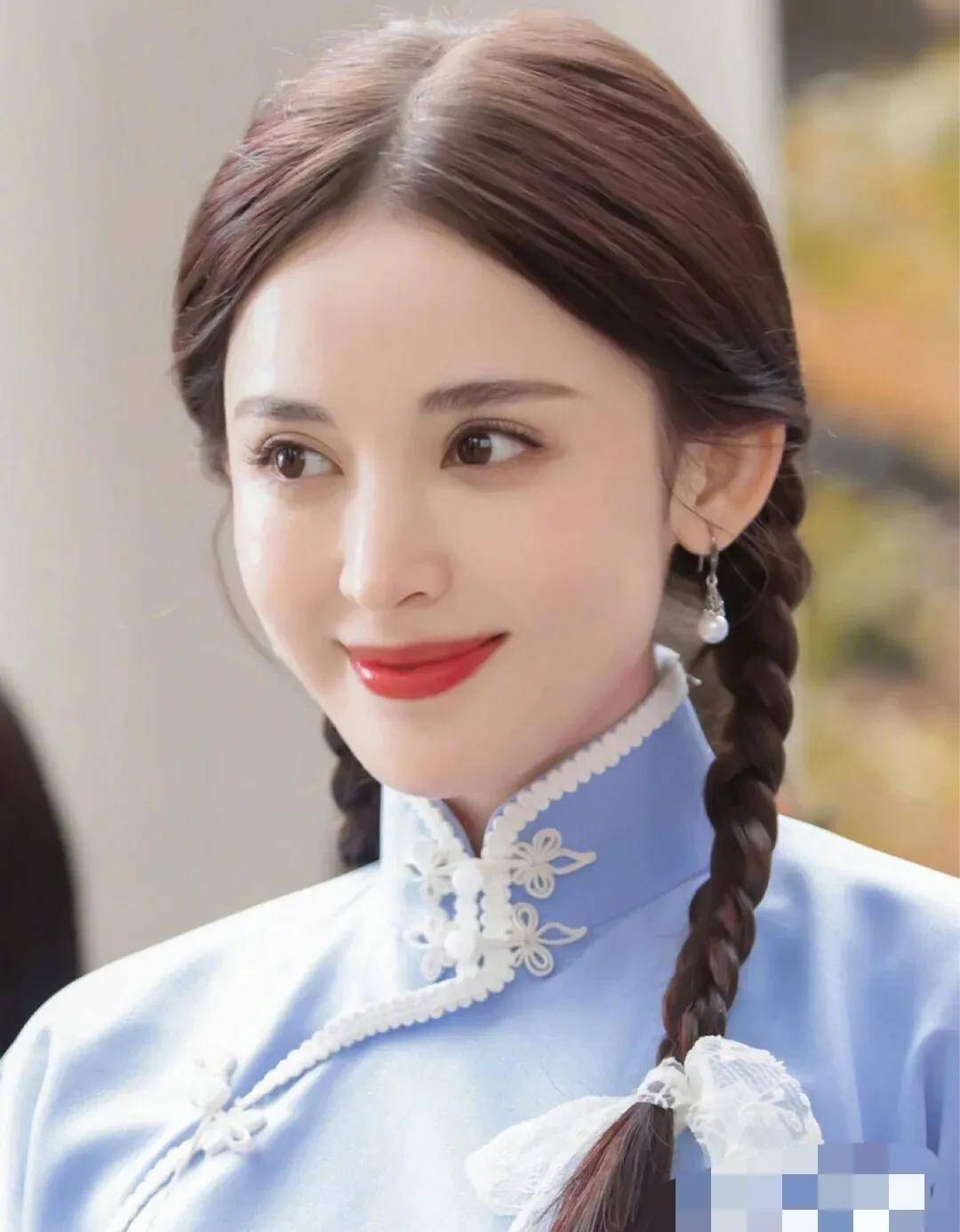 民国风麻花辫,陈好最迷人,杨紫很惊艳,袁咏仪稚美_指数_造型_气质