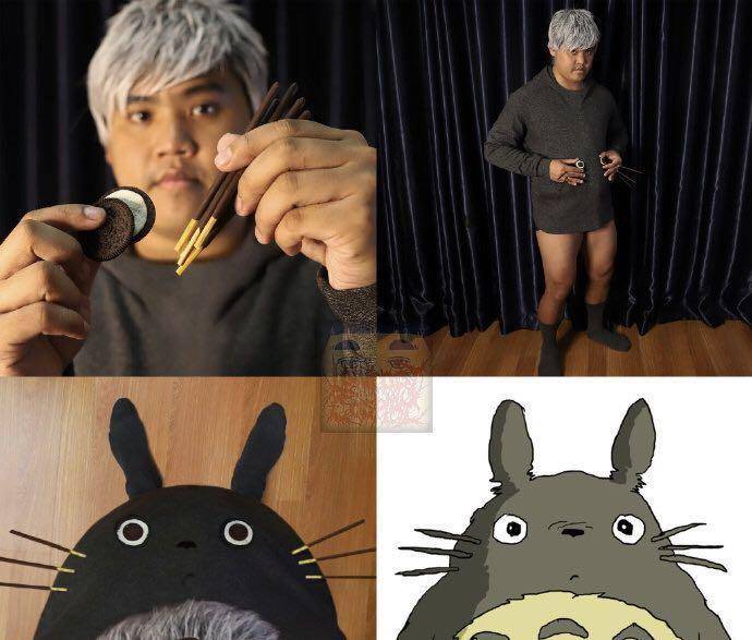 名侦探柯南:泰国小哥低成本cosplay犯人小黑,画面不忍直视!