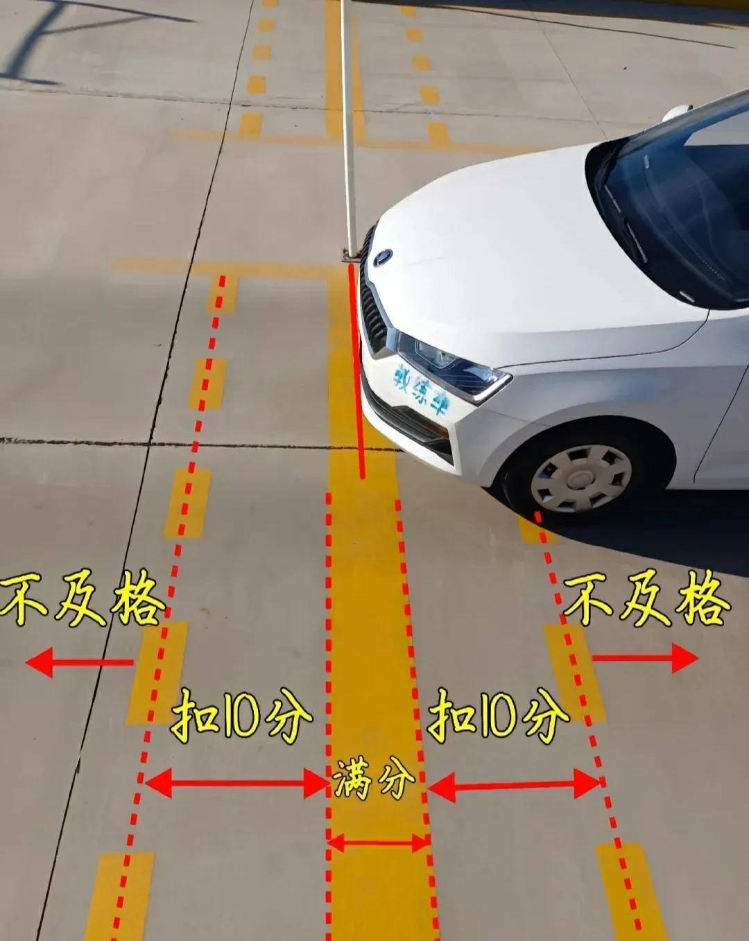 科目二坡道定点停车与起步的点位和技巧