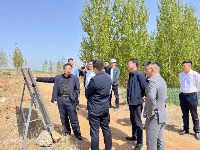 滦平县人民政府马学敏县长一行莅临中创联控能源发展公司考察调研