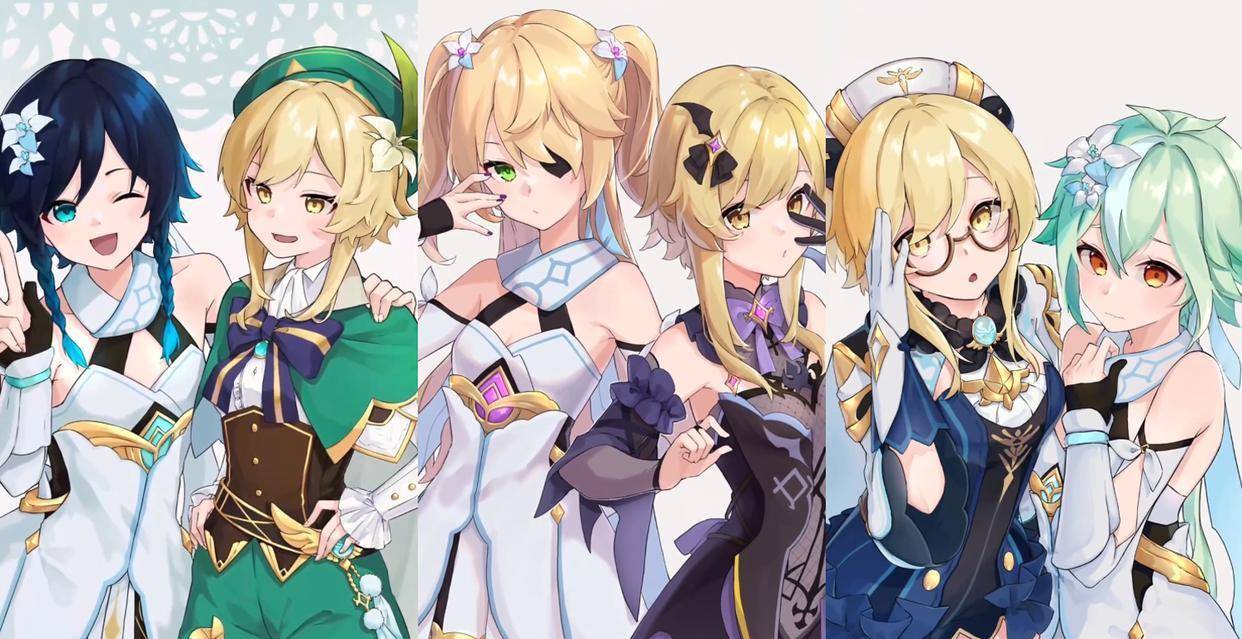 原神角色"新服装"火了!绫华刻晴气质提升,钟离这是岩王帝姬?