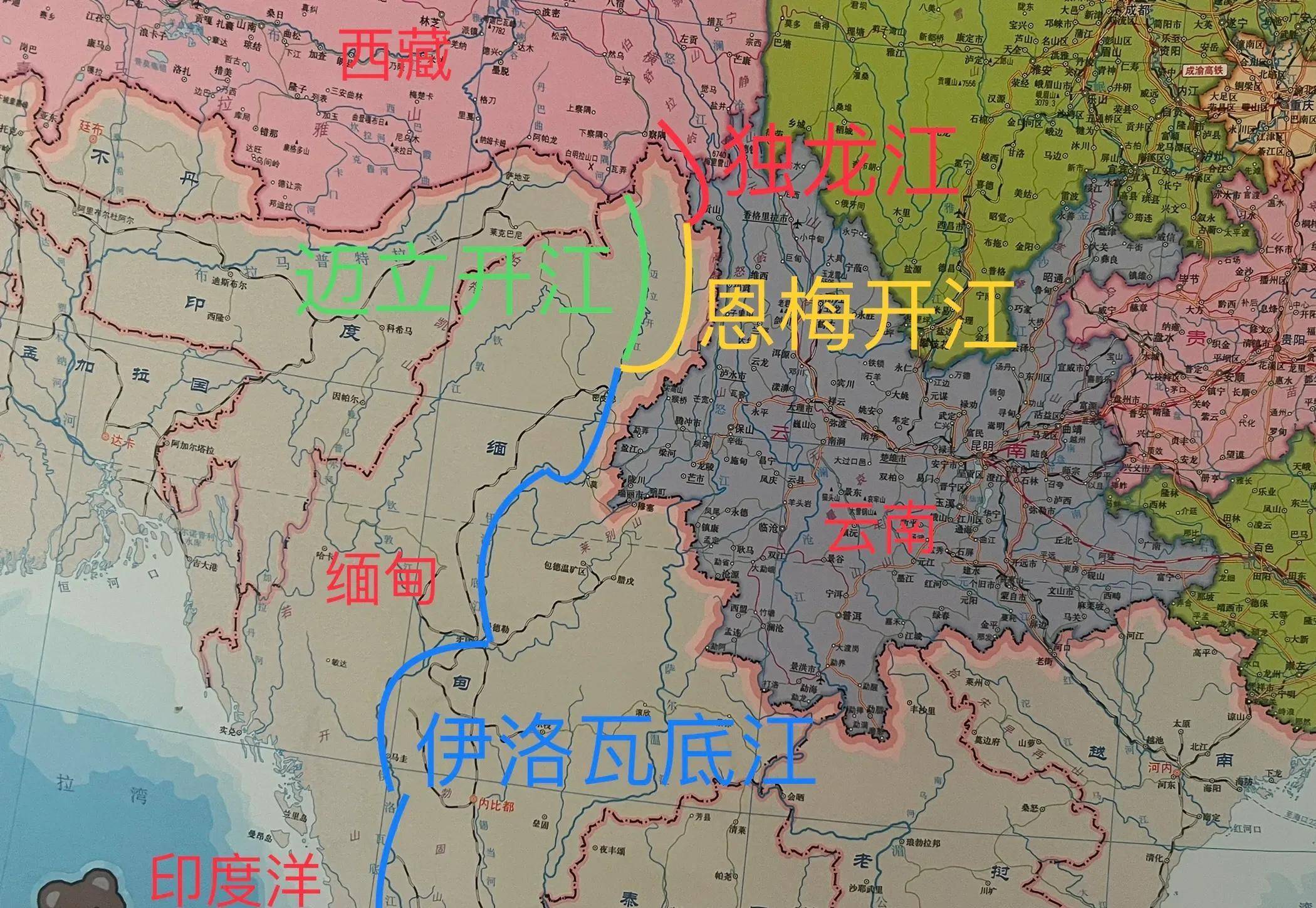 独龙江:横断山脉西部四江并流的重要组成部分