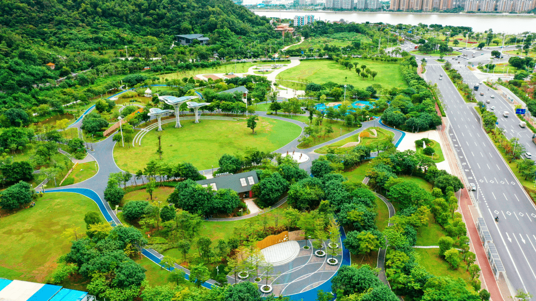 斗門市民公園實景圖,珠海房姐biubiu攝居住於此,每一眼,是風景,沒一