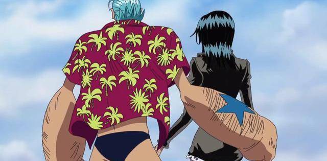 路飞倒数第三,罗宾身高令男生脸红_弗兰奇_官方_布鲁克