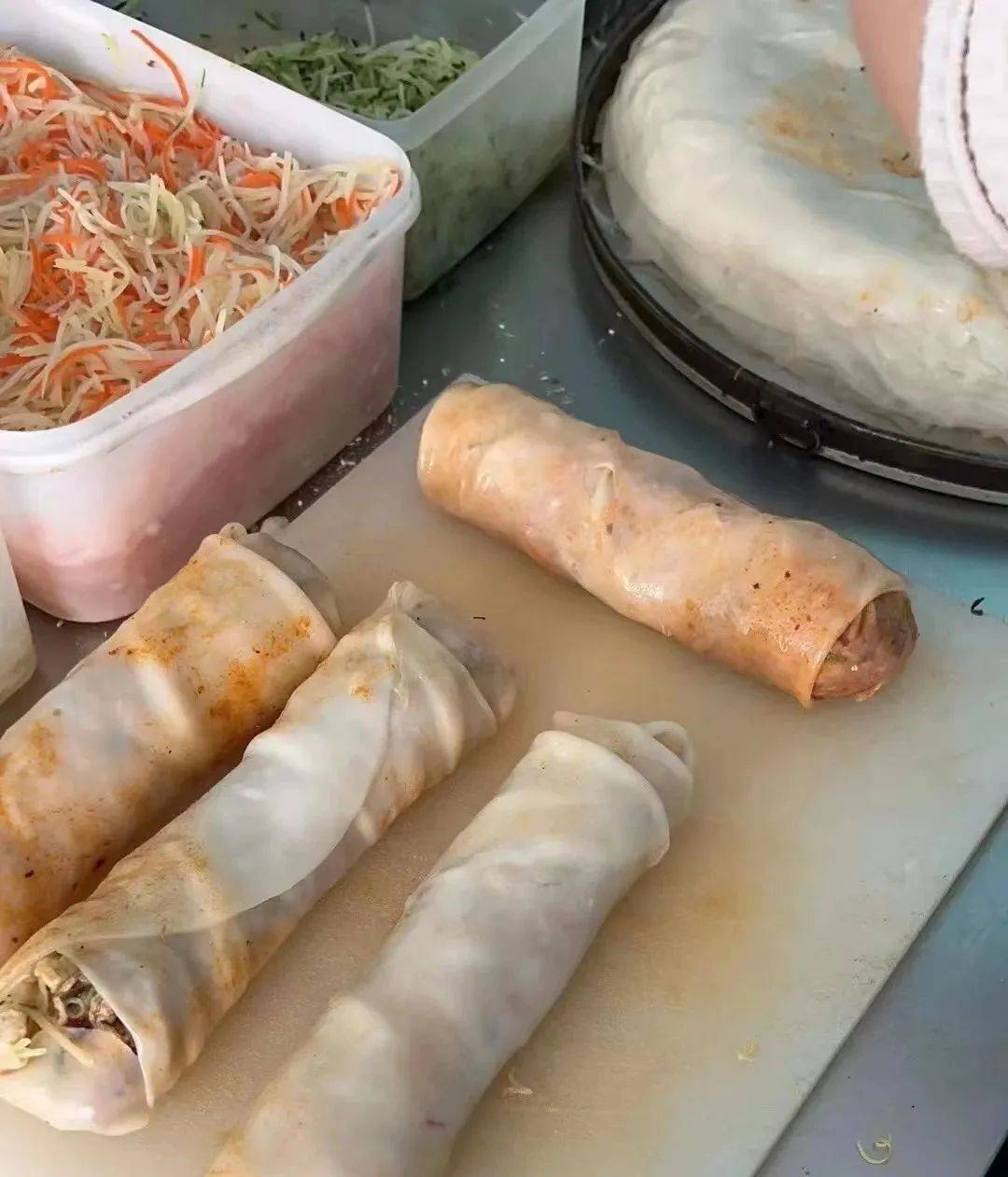 来河南濮阳尝尝最地道的卷凉皮是啥味!_花生_原料_口感