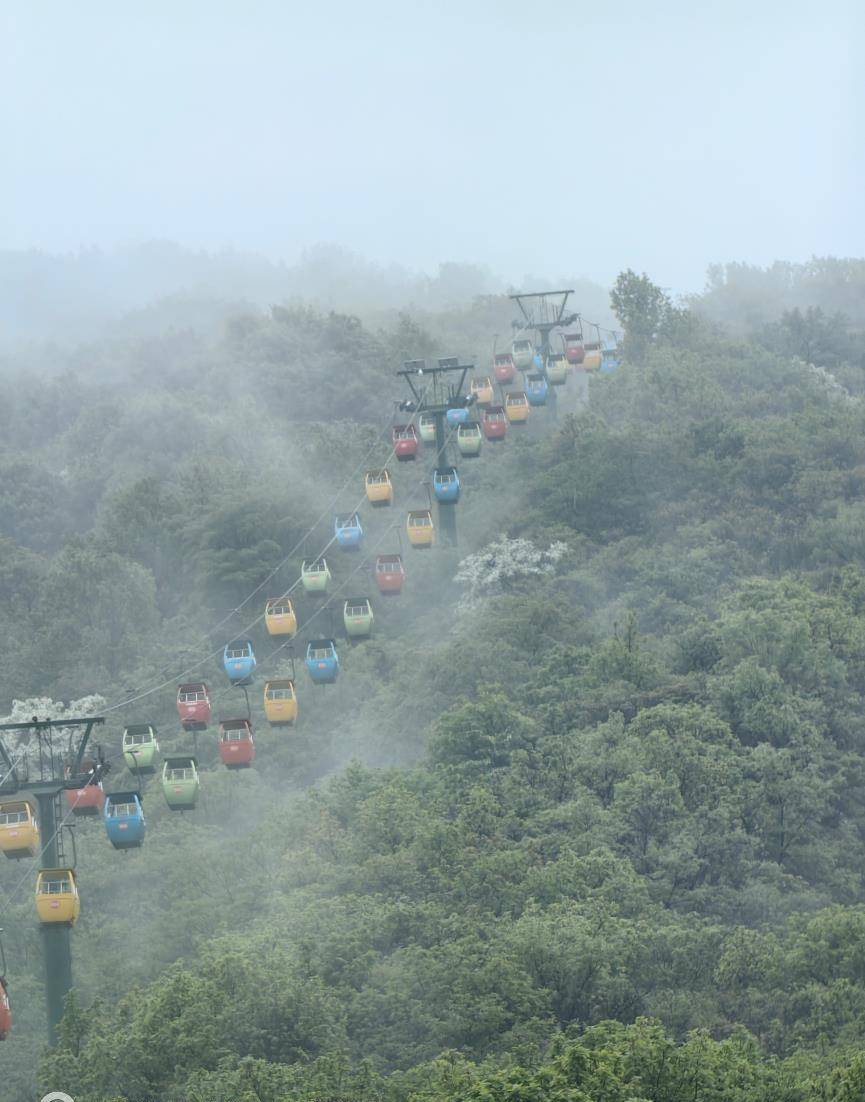 三皇寨索道图片