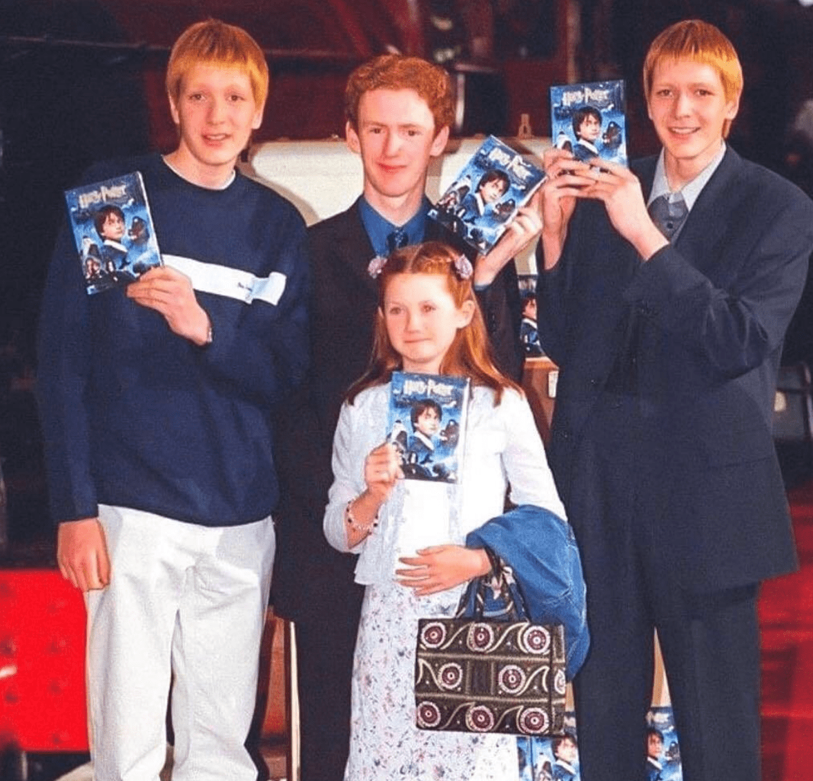 菲尔普斯表示"恭喜",饰演珀西·韦斯莱的克里斯·兰金也说"恭喜邦妮