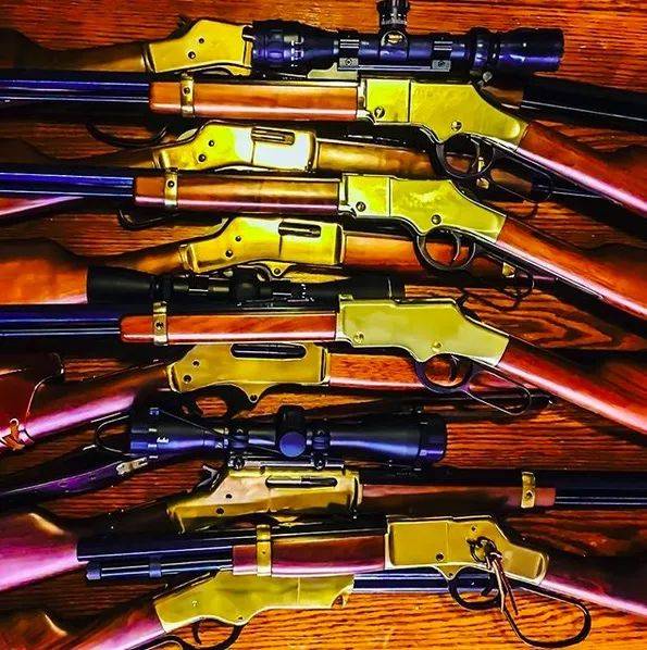 西部老牛仔"45-70杠杆式步枪"_武器_爱好者_韵味