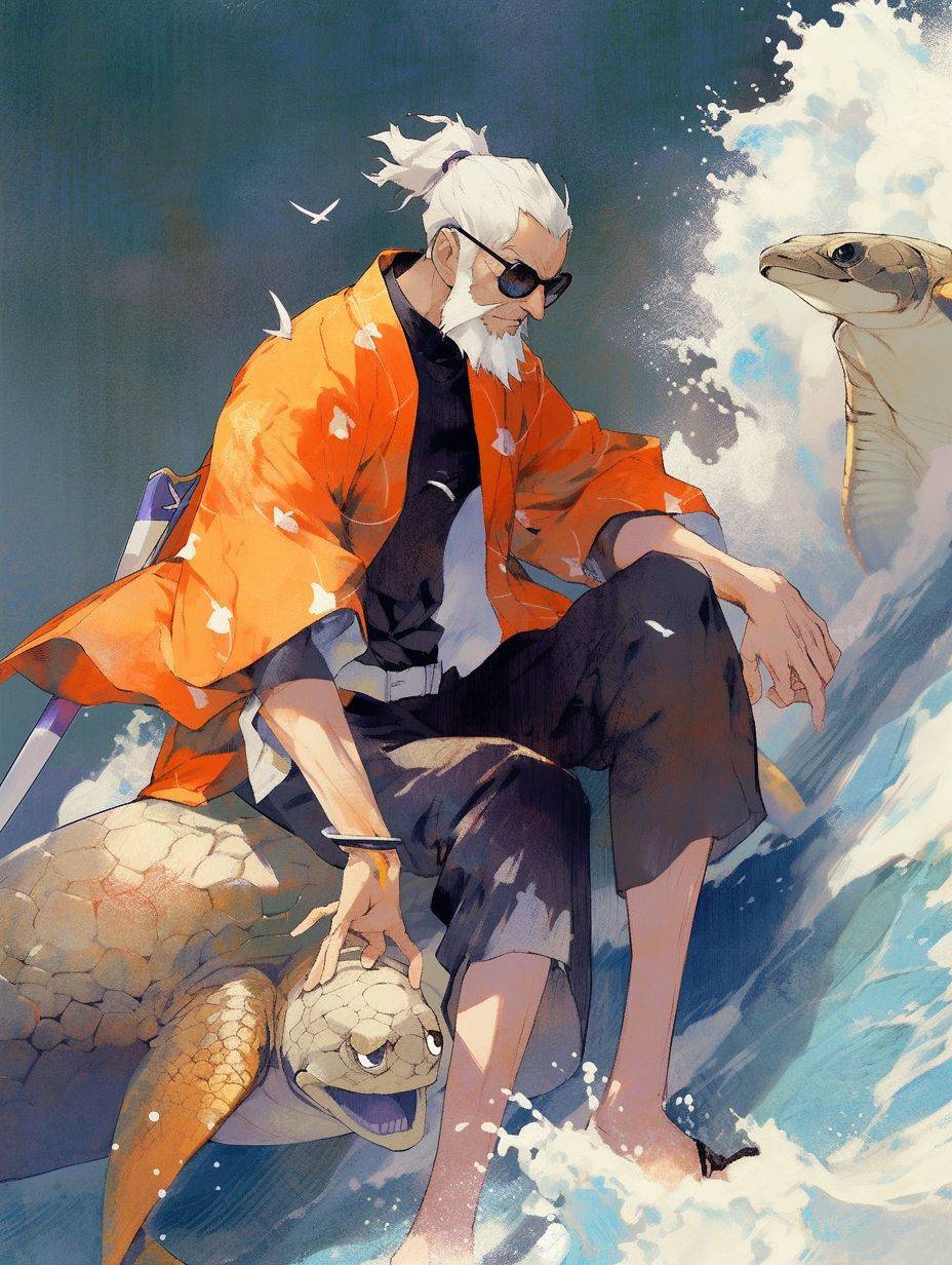 假如龟仙人有头发_乌龟_性格_形象