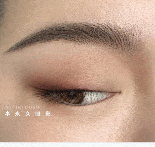 型色王娟原创的半永久眼影,光影全脸定妆技术,历时6年火爆全网_市场