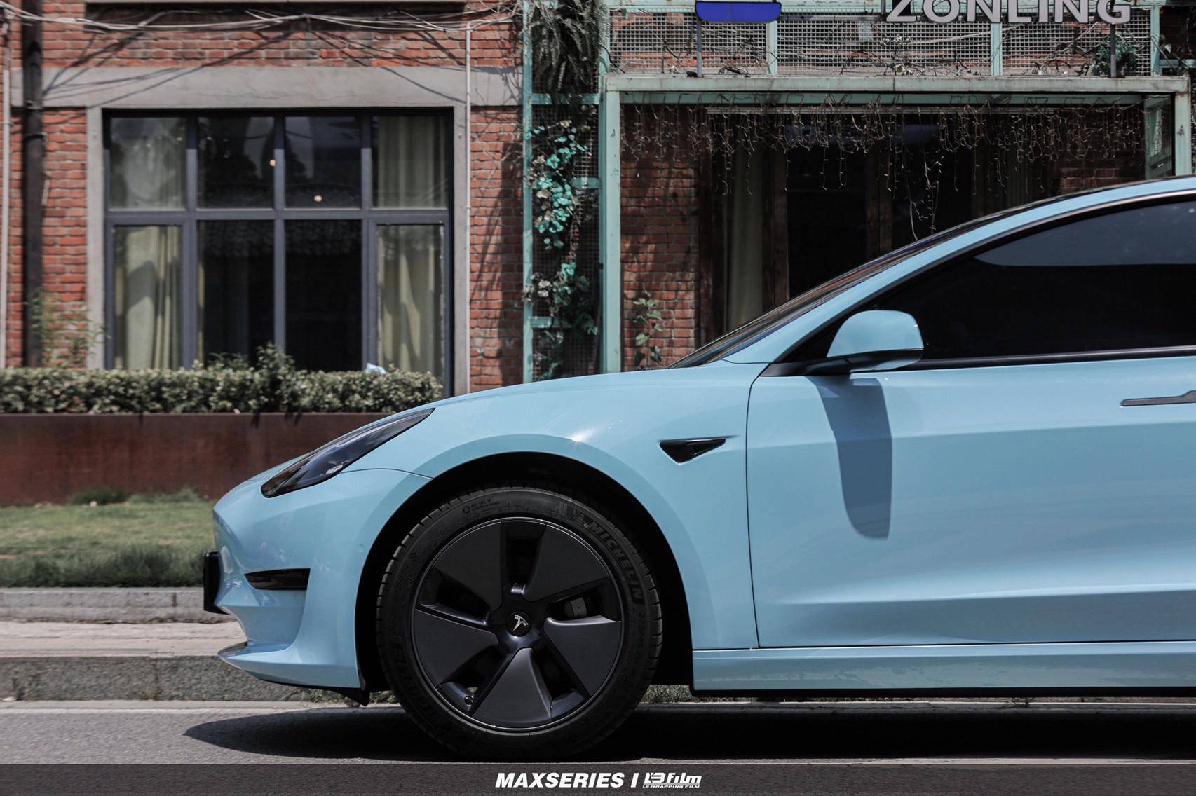 改色:lb film 原厂漆海风蓝改色膜让人心旷神怡,自然又治愈像是海边