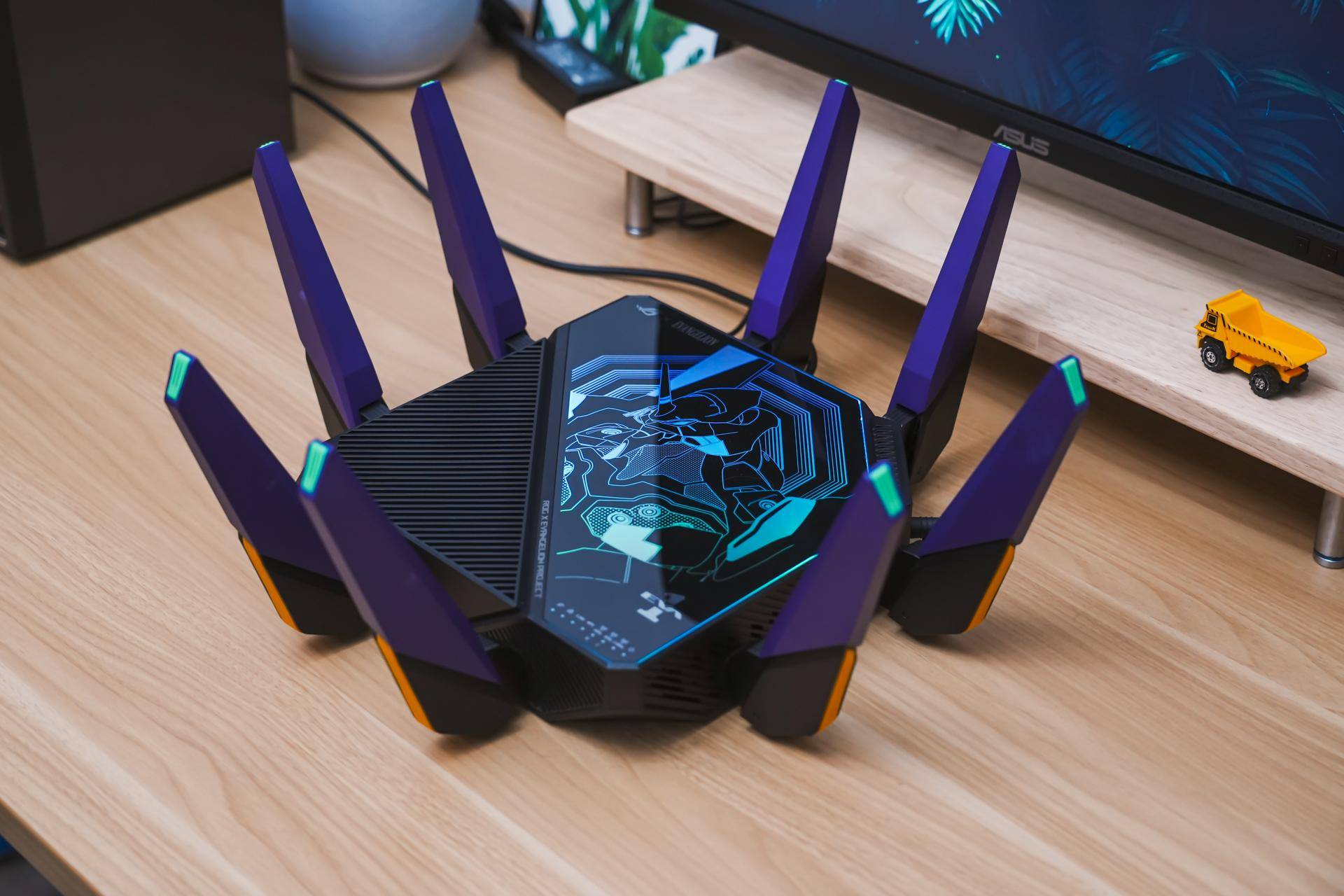 顶级路由器,华硕八爪鱼丨rog gt-ax11000 pro新世纪福音战士款来了