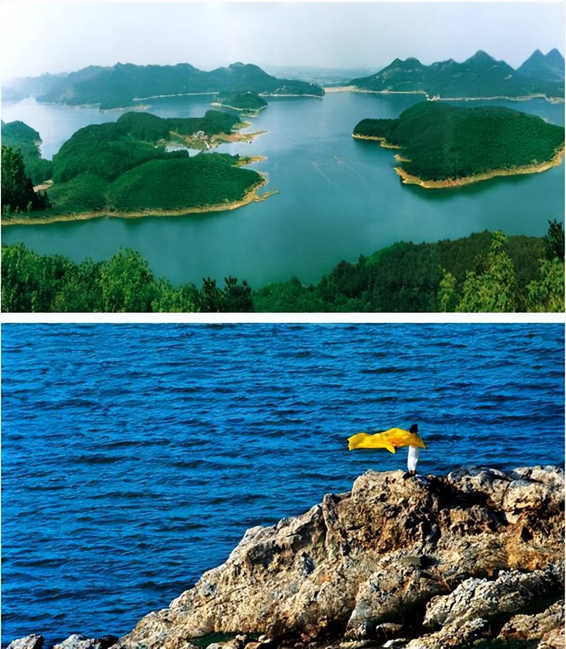 原汁原味的薄山湖宛如漓江的倩影,又好似日内瓦湖的春梦……这里的云