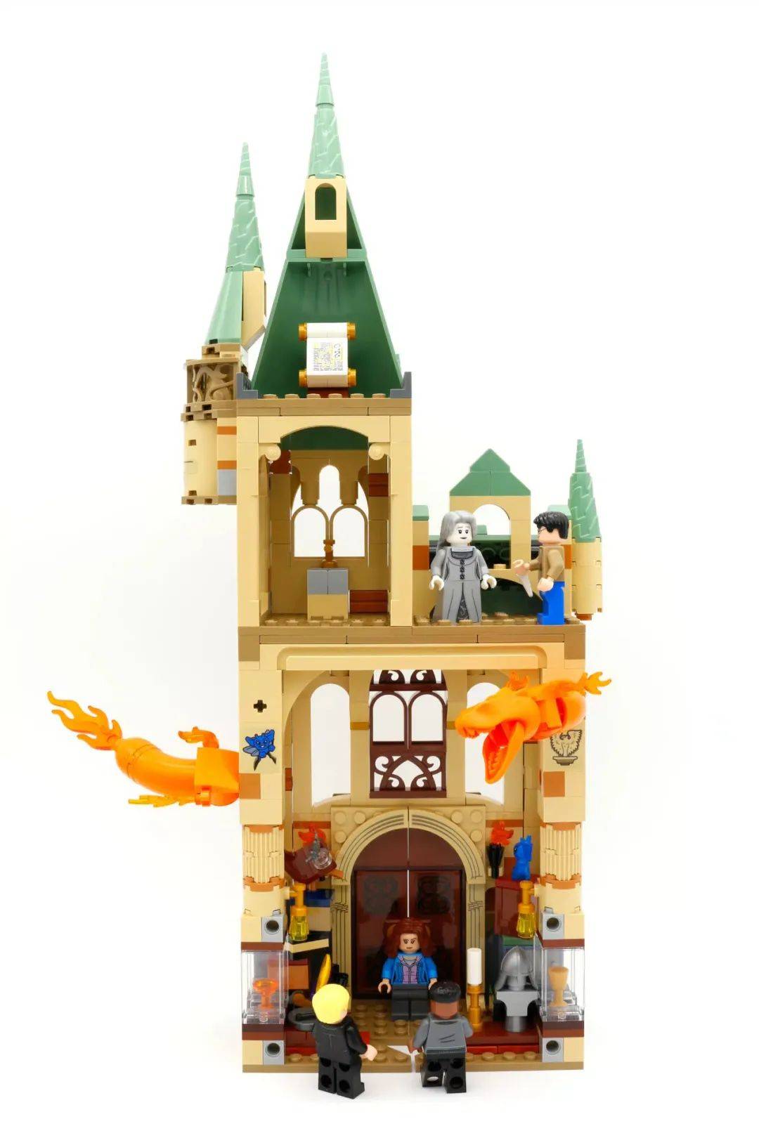 乐高哈利波特76413霍格沃茨:有求必应屋套装开箱评测_拉文克劳_零件