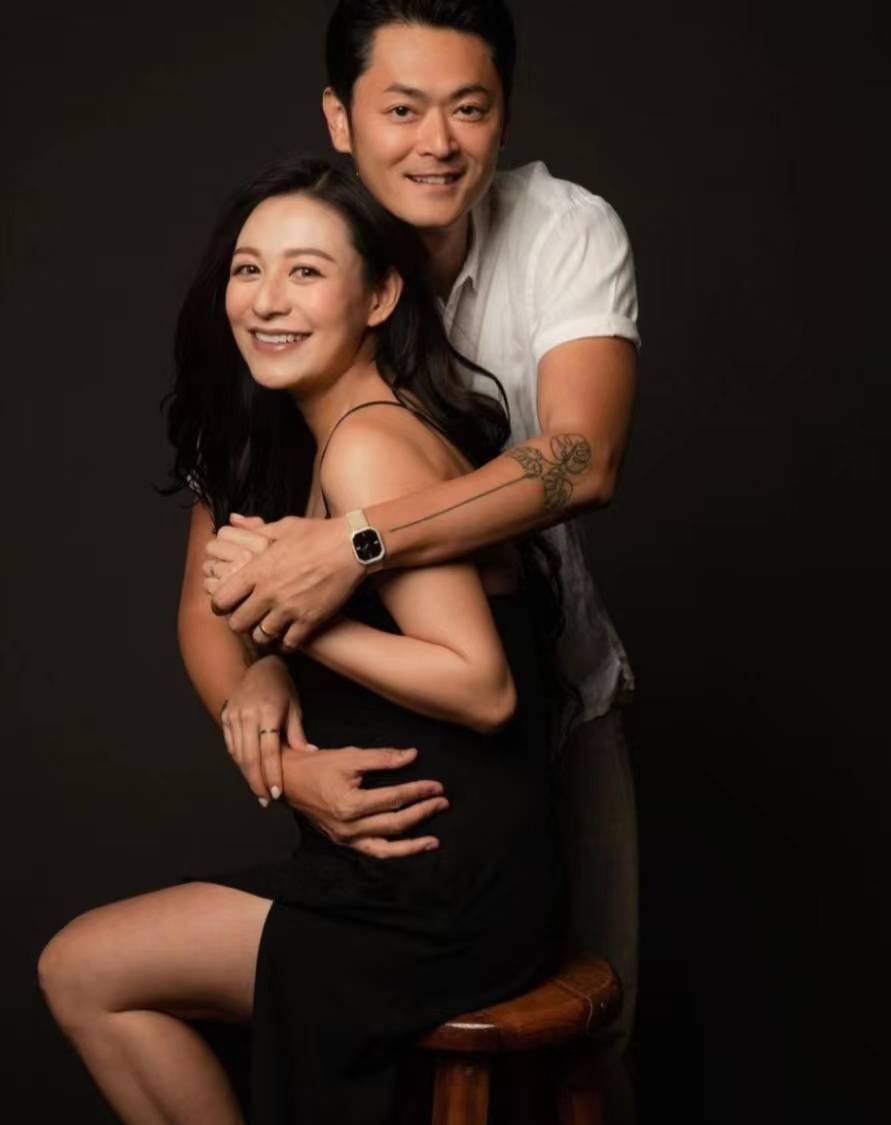 江若琳晒孕照上围丰满,怀孕路坎坷夫妻为此努力求诊