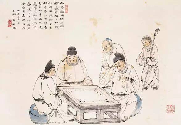 象棋终日乐悠悠,妙趣横生咏棋诗_围棋_杜甫_野雪