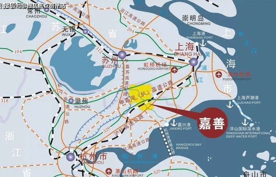 高铁新城核芯地段,距嘉善南站仅约1