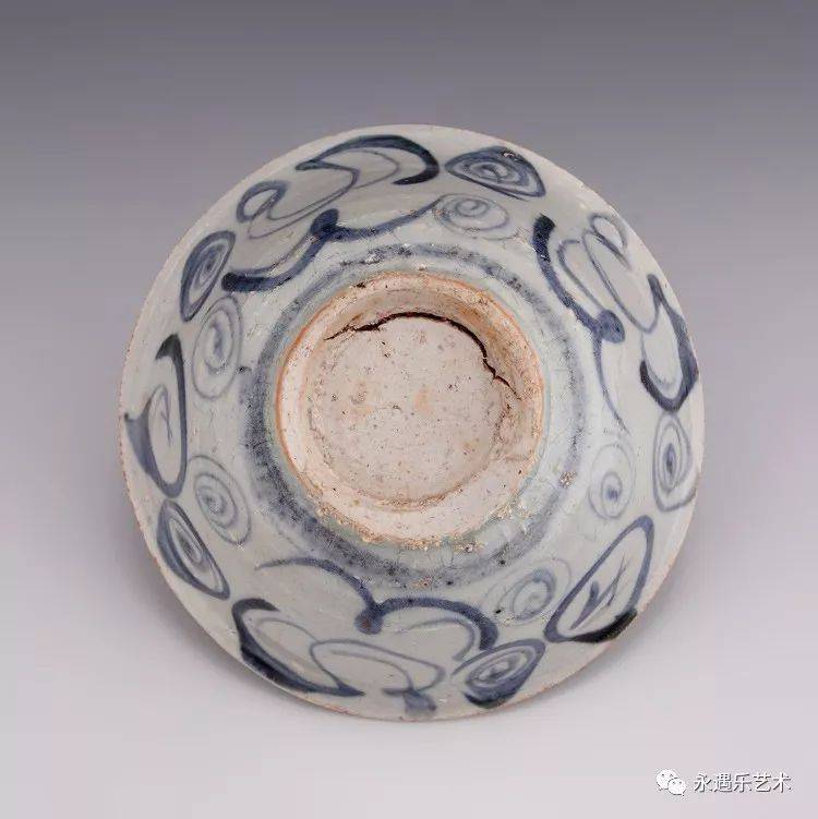 明代民窑青花碗赏析_石子青_图案_云气