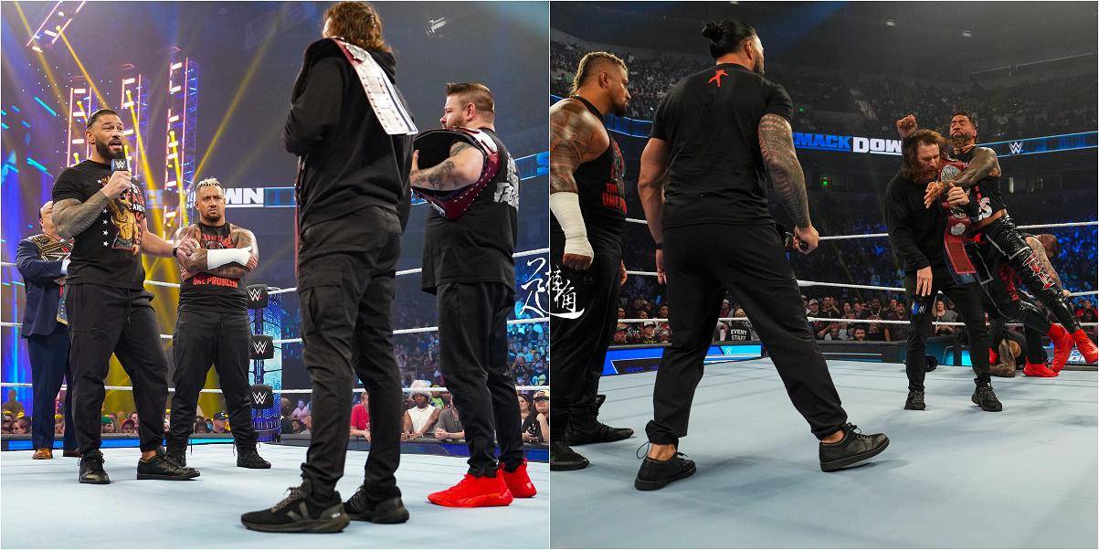 wwe再次悬空女双腰带,乌索兄弟又惹"部落酋长"生气了_罗曼_双打_选手