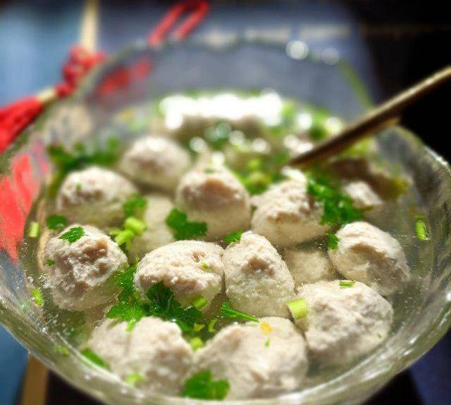 清汆莲藕鸡肉丸_香菜_关火_清水