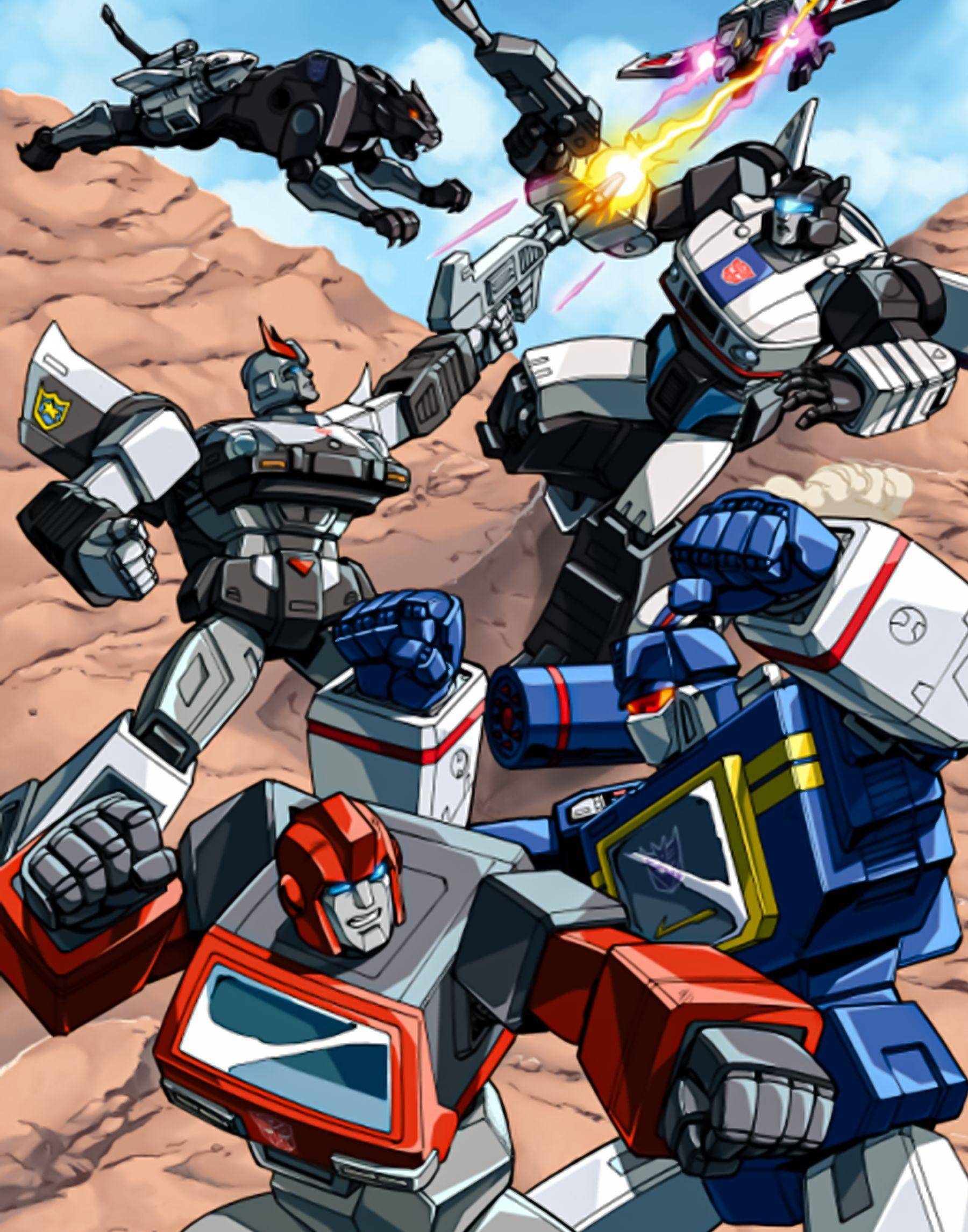 细数第一代汽车人与霸天虎的冤家对决_探长_动画_对手