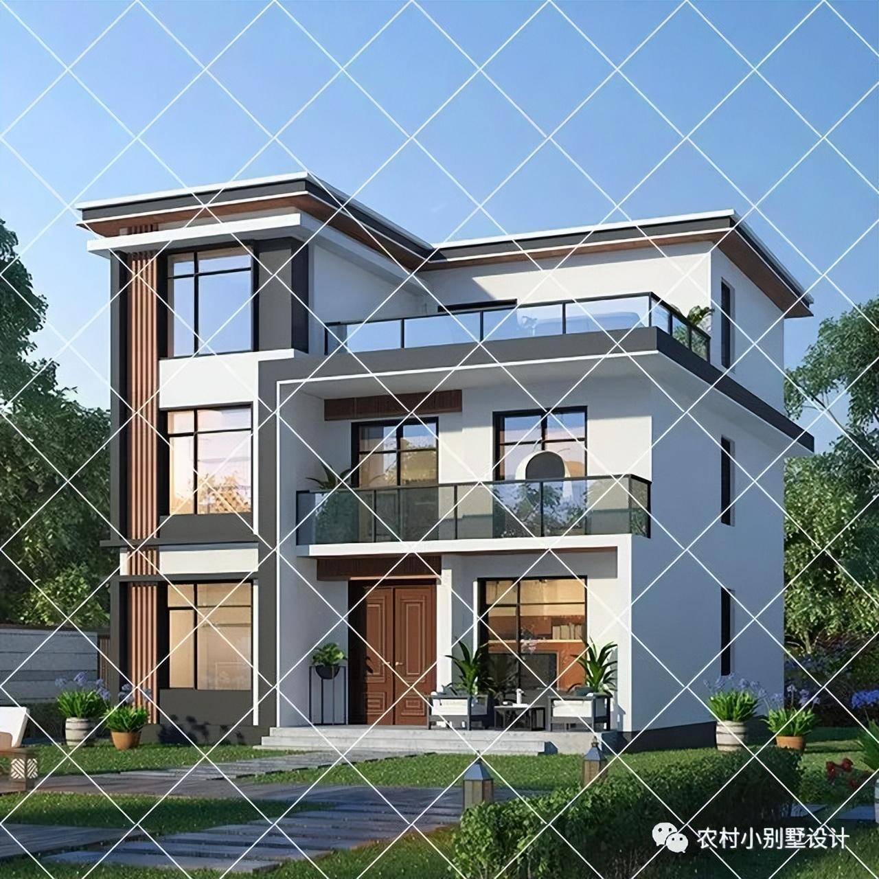 农村120平方米三层复式别墅,24套带旋转楼梯别墅,丈母娘的看了笑哈哈