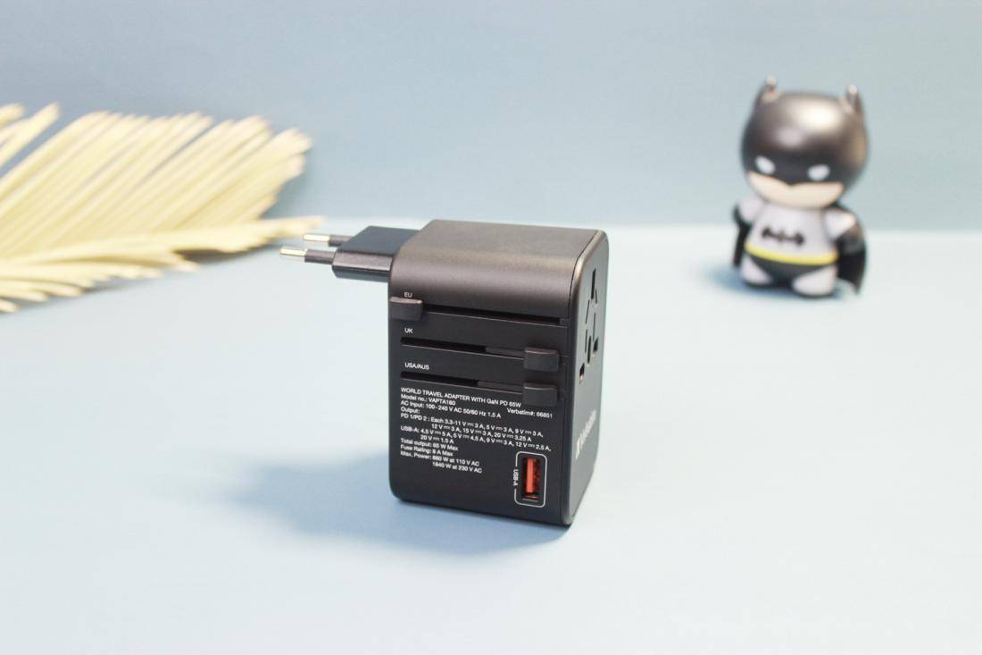 出国旅游手机充电器插头不匹配?威宝65w旅行转换快充插头来帮你