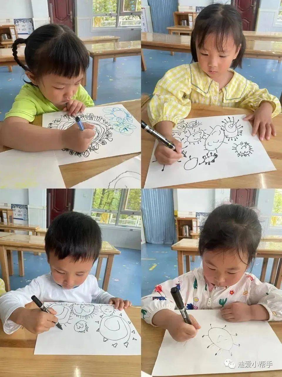 “遇见童心•邂逅童画”——迪爱宝贝麓山幼儿园幼儿涂鸦活动