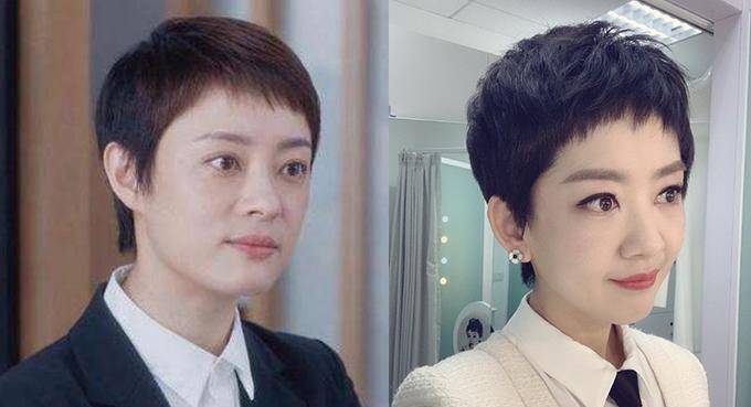 41岁电视主持人瑶淼晒自拍,短发精致自称小伙儿,11岁女儿颜值高_老公