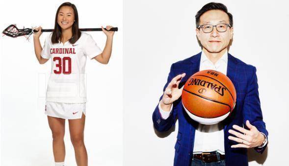 身价超百亿,妻子为他生三胎,女儿欧美范十足_吴明华_身材_篮网