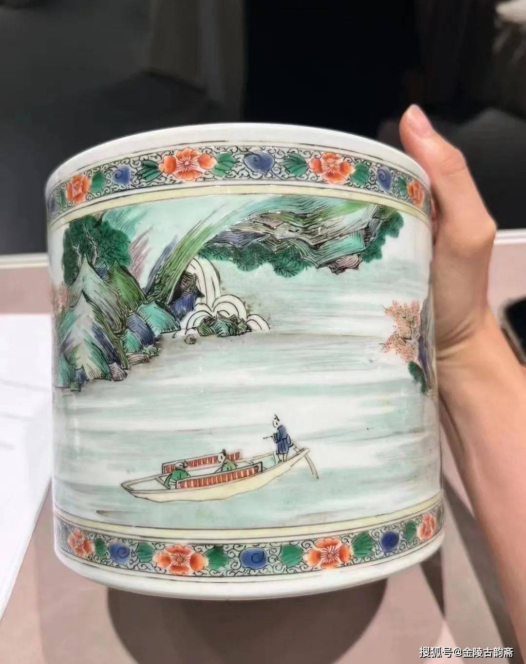 清康熙五彩瓷的鉴赏_搜狐网