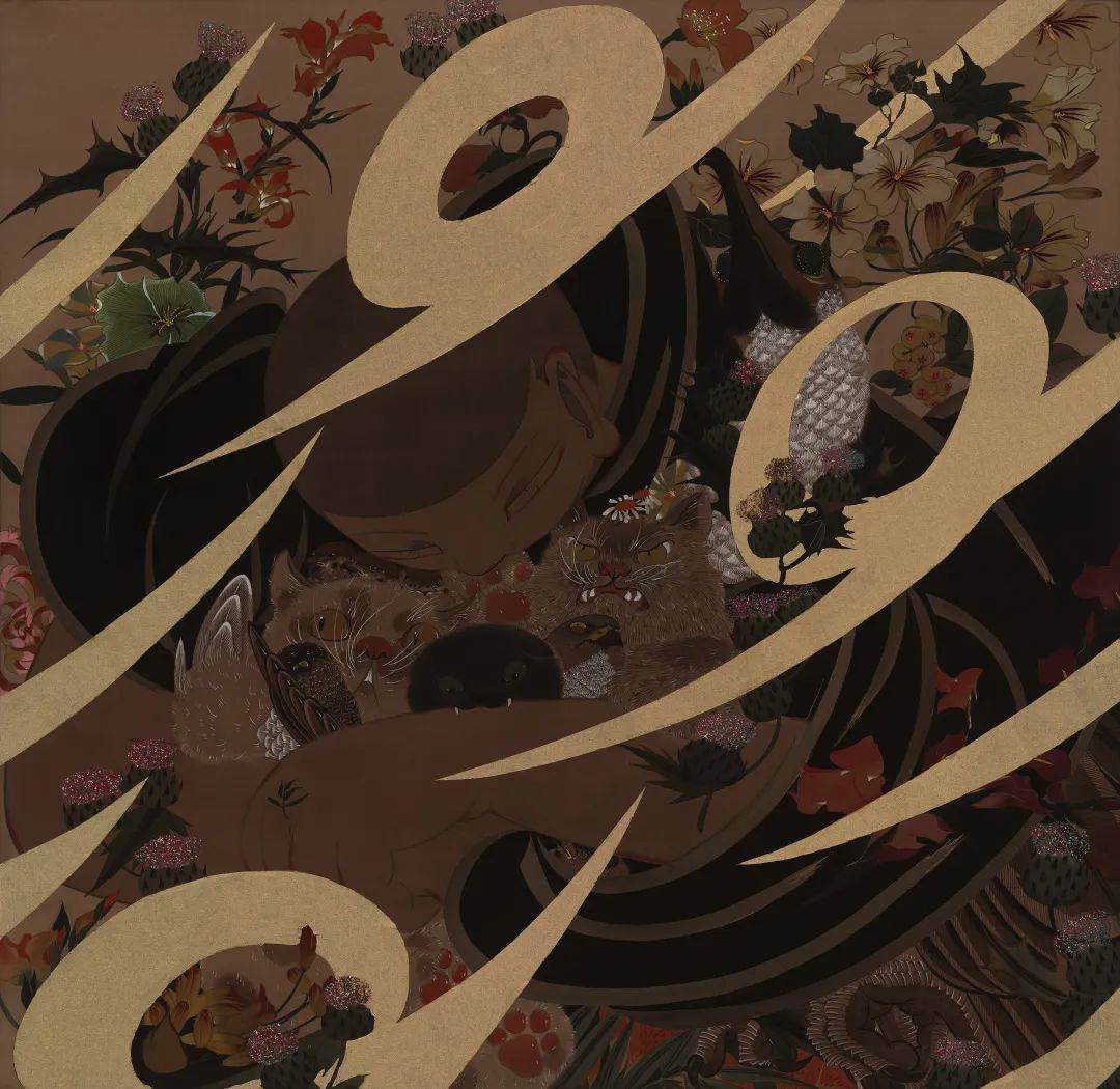 创作,到经过自学与深造,建立自己的水墨体系,浮世绘风格伴以古典雅趣