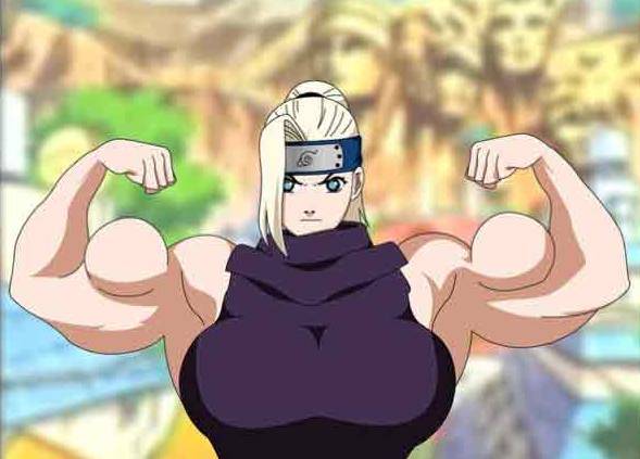 小樱_腹肌_样子