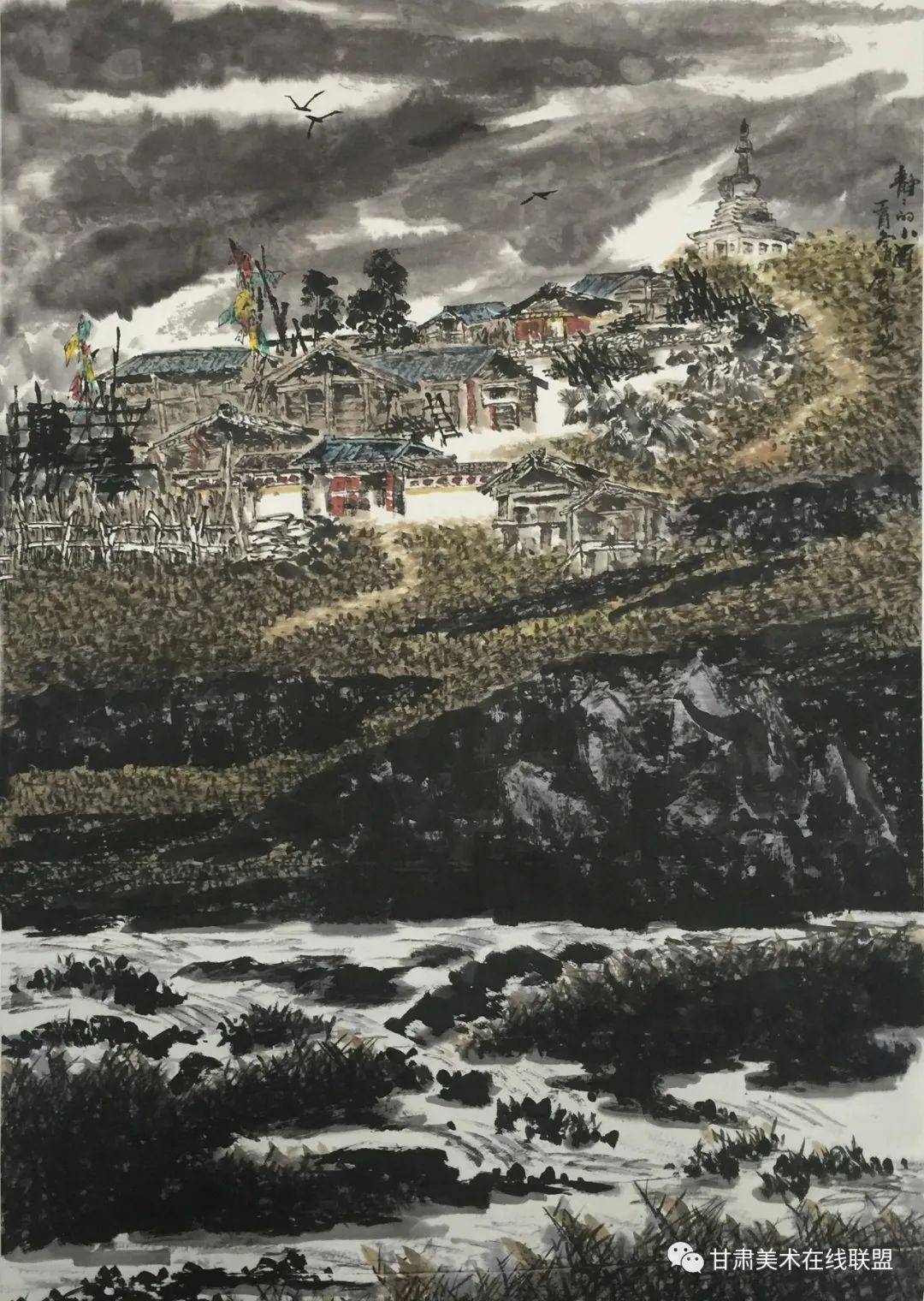 未来四方书画直播间---四方艺网独家签约画家.刘恩军