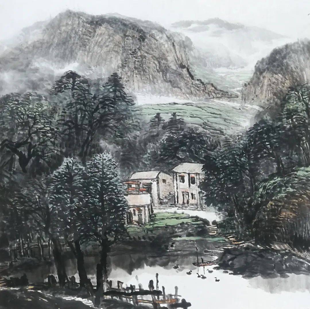 有情感的作品才能打动人:参加张际才现代写意山水画线上训练营的三点