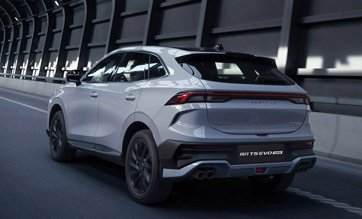 前脸设计有较大修改,东风风行t5 evo狂飙版上市售9.