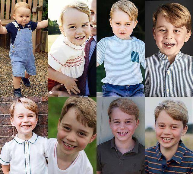 乔治小王子8岁了,官方生日照公布,妈妈凯特熬夜做蛋糕_照片_皇室_皇妃