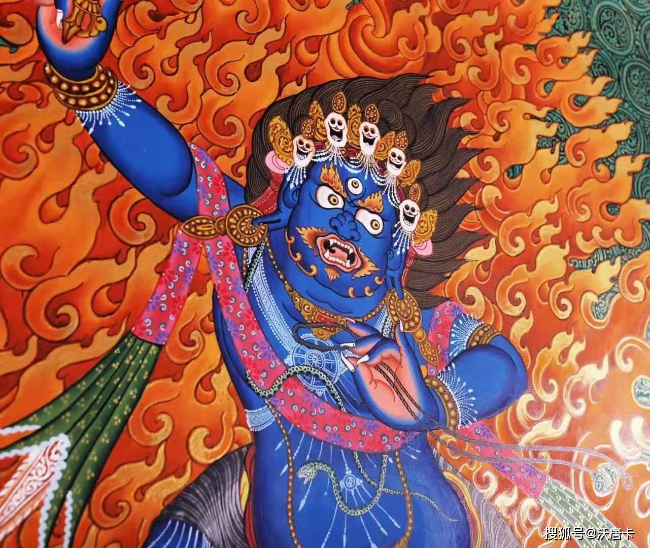 一组编号为138-940759的金刚手菩萨唐卡:总之,在前往参拜泰国四面佛时