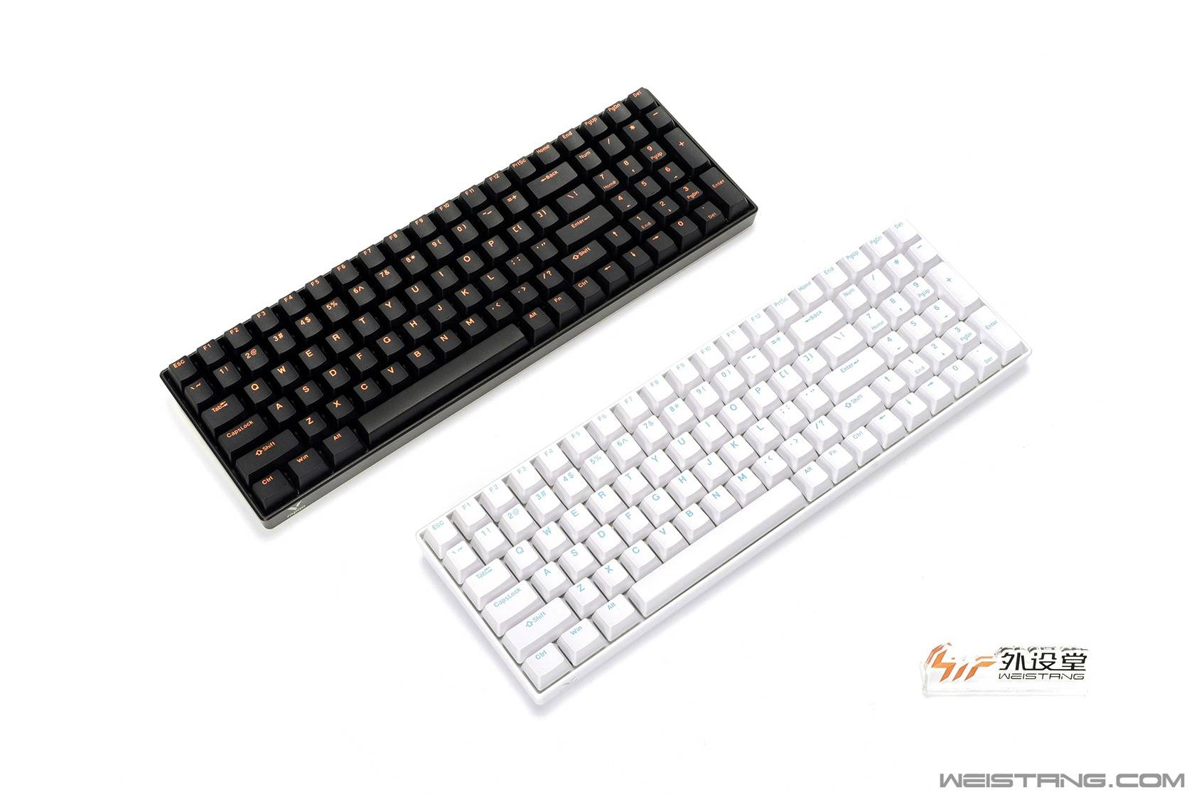 雷柏v500diy-100热插拔型背光游戏机械键盘评测_特写_支持_手感