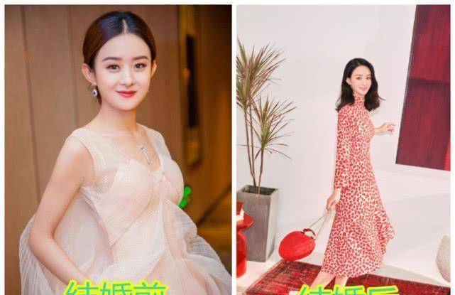 女星结婚前vs后:赵丽颖温柔,奚梦瑶贤惠,看到林志玲:心疼_事业_女明星