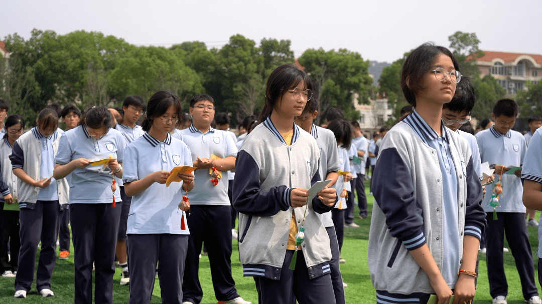 南京市科利华中学紫东分校举行中考出征仪式_初三_祝福_年级