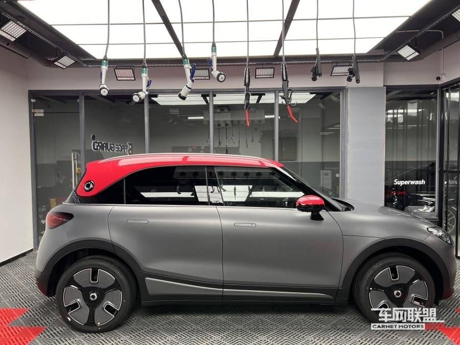 5mil啞光車衣▲ 顏色: 啞光灰-紅頂smart brabus▲ 項目:7.