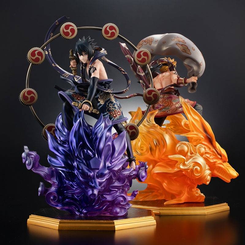 《火影忍者 疾风传》鸣人&佐助"风神雷神"手办登场_东京电视台_动画