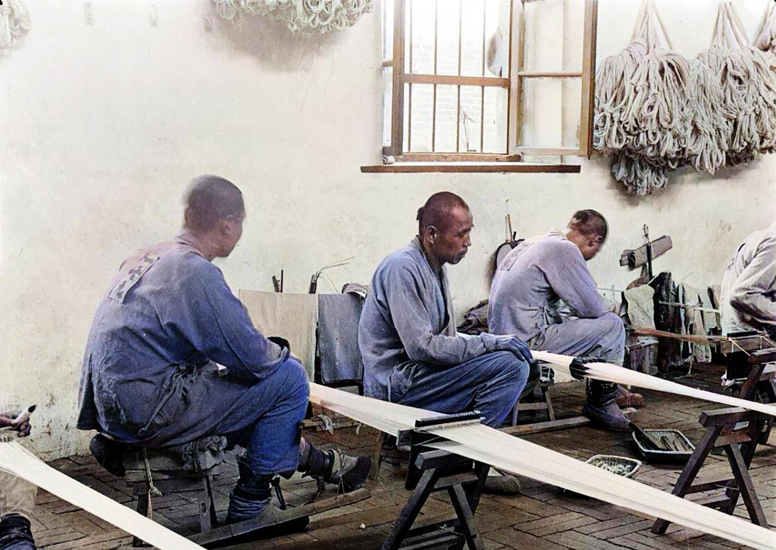 1919年的北京监狱,绞刑架阴森恐怖,囚犯并非面目狰狞_工作_劳动_犯人