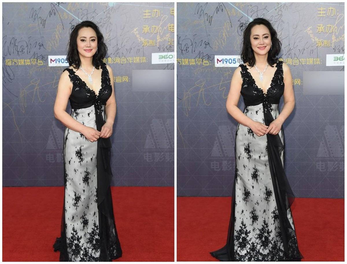 62年生的大宋佳,穿v领时尚裙没压力,曲线勾人还是小姑娘样子_裙子