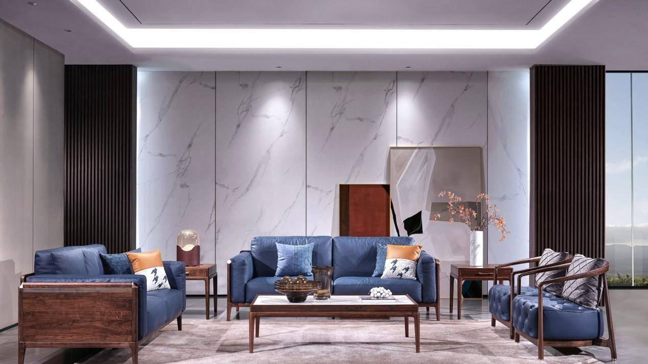 塞纳枫情 · 风度,表达东方的质感和意境美的客厅生活_家具_空间_元素