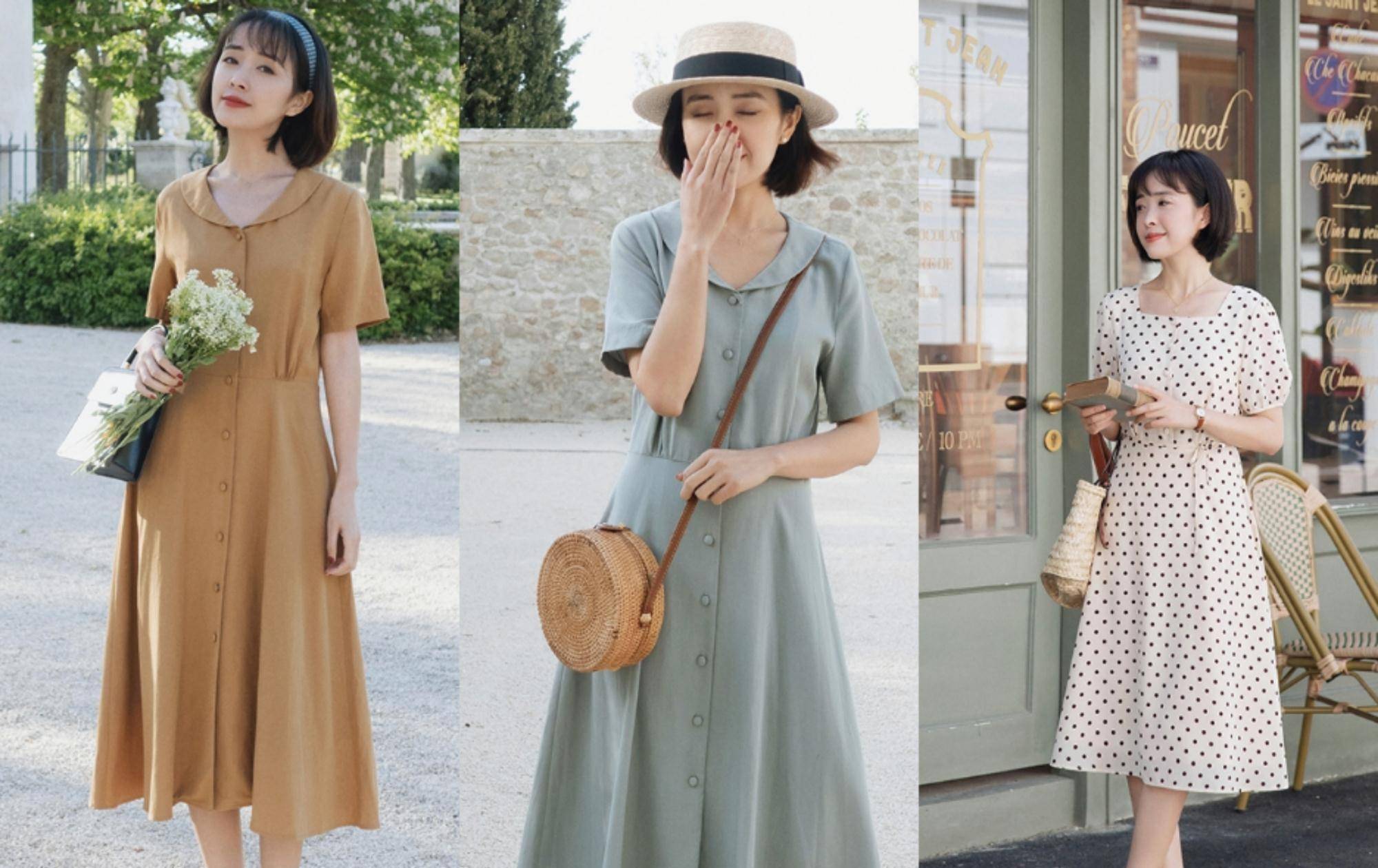 温柔知性的轻熟风穿搭示范,简单清爽又有气场,温柔清新还显气质_服装