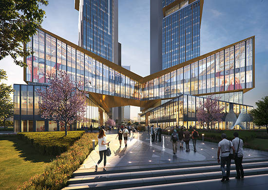 axiom云际尚浦正式亮相 迭新杨浦商务新天际_项目_办公_建筑