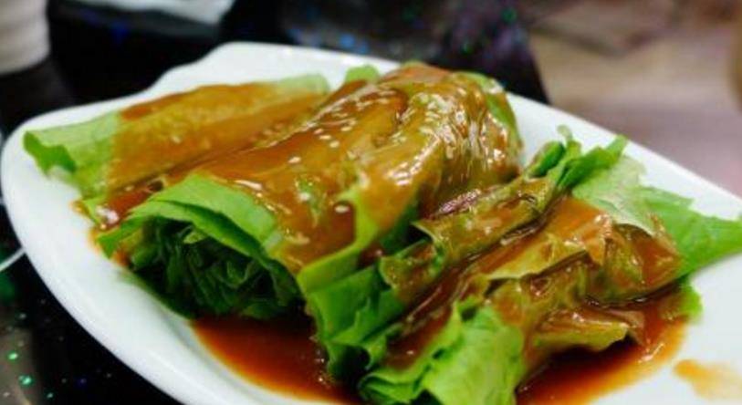 麻酱凤尾做法,酱香浓郁,色泽碧绿勾人食欲_莴笋_芝麻酱_经验